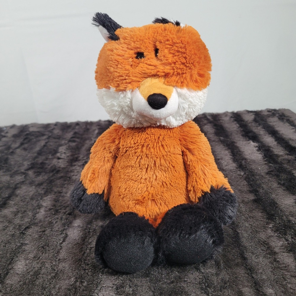 Ty Attic Treasures Fred the Fox Plush Orange Shaggy Stuffed Toy Collectible